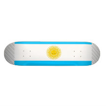 Drapeau de l'Argentine Planches À Roulettes Customisées