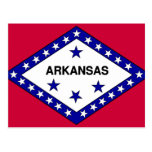 Drapeau de l'Arkansas Carte Postale