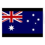 Drapeau de l'Australie Cartes De Vœux