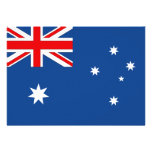 Drapeau de l'Australie Invitations Personnalisées