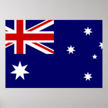 Drapeau de l'Australie Posters