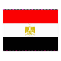 Drapeau de l'Egypte Cartes Postales