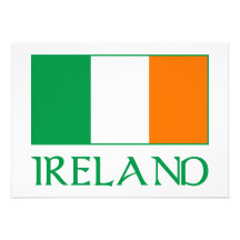 Drapeau de l'Irlande Faire-part