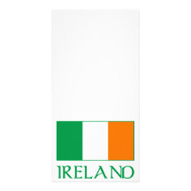 Drapeau de l'Irlande Photocarte