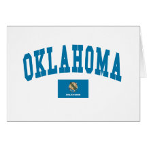 Drapeau de l'Oklahoma Carte De Vœux