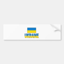 Drapeau de l'Ukraine Adhésif Pour Voiture