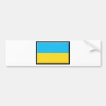 Drapeau de l'Ukraine Autocollants Pour Voiture
