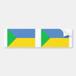 Drapeau de l'Ukraine verte, Ukraine Autocollant Pour Voiture