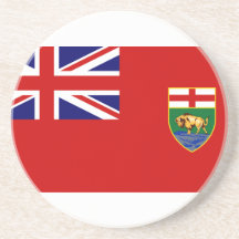 Drapeau de Manitoba Dessous De Verre