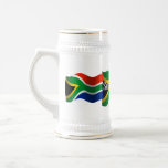 Drapeau de ondulation de l'Afrique du Sud Mug