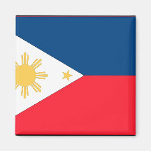 Drapeau de Philippines Aimant Pour Réfrigérateur