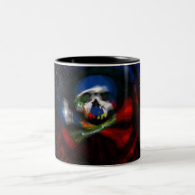 Drapeau de pirate haïtien tasse à café