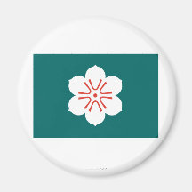 Drapeau de préfecture de saga magnets