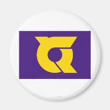 Drapeau de préfecture de Tokushima Magnets Pour Réfrigérateur