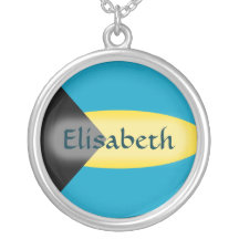 Drapeau des Bahamas + Collier nommé