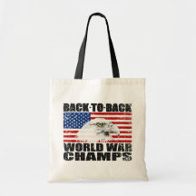 Drapeau des États-Unis et champions affligés de gu Sac