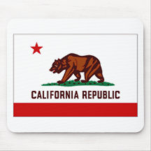 Drapeau des Etats-Unis la Californie Tapis De Souris