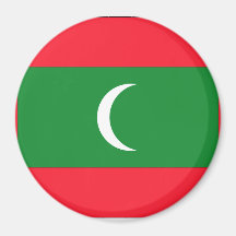 Drapeau des Maldives Aimant Pour Réfrigérateur
