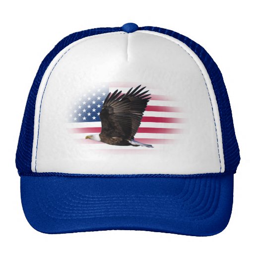 Drapeau des USA avec le chapeau de camionneur d'Ea Casquette