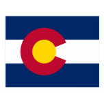 Drapeau du Colorado Carte Postale