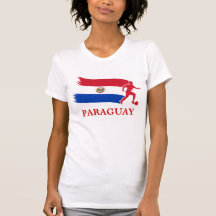 Drapeau du football du Paraguay T-shirts
