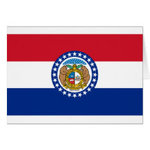 Drapeau du Missouri Cartes De Vœux