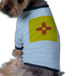Drapeau du Nouveau Mexique Tee-shirts Pour Animaux Domestiques