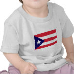 Drapeau du Porto Rico T-shirts
