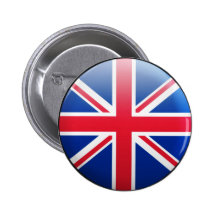 Drapeau du Royaume-Uni Badges Avec Agrafe