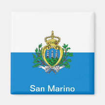 drapeau du Saint-Marin Aimant Pour Réfrigérateur
