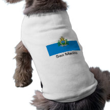 drapeau du Saint-Marin Vêtement Pour Animal Domestique