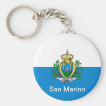 drapeau du Saint-Marin Porte-clé
