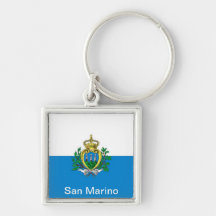drapeau du Saint-Marin Porte-clés
