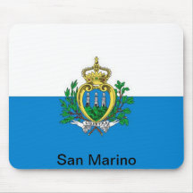 drapeau du Saint-Marin Tapis De Souris