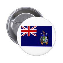Drapeau du sud de la Géorgie et d'îles de sandwich Badge