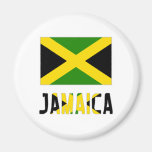 Drapeau et mot de la Jamaïque Aimant