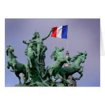 Drapeau français - Postcard from Paris4