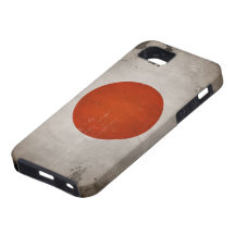 Drapeau grunge vintage du Japon Étui iPhone 5