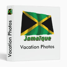Drapeau Jamaïque avec le nom en français Binders
