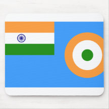 Drapeau l'Armée de l'Air indienne, Inde Tapis De Souris