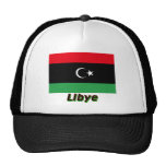 Drapeau Libye avec Nom Mesh Hat