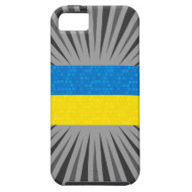 Drapeau moderne d'Ukrainien de motif Coques Case-Mate iPhone 5