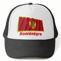 Drapeau Monténégro avec le nom en français