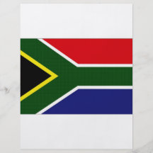 Drapeau national de l'Afrique du Sud Prospectus Personnalisés