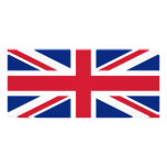 Drapeau national du Royaume-Uni Cartes Doubles Customisables