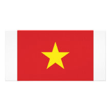 Drapeau national du Vietnam Cartes Avec Photo