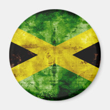 Drapeau patiné de la Jamaïque Aimant