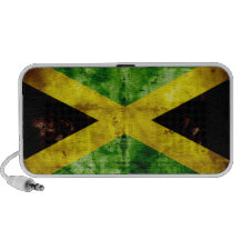 Drapeau patiné de la Jamaïque Mini Haut-parleurs
