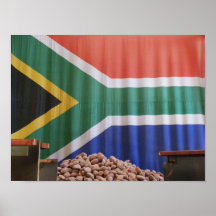 Drapeau sud-africain posters