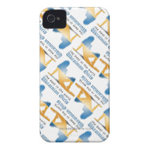 Drapeau ukrainien de silhouette de fille coques iPhone 4